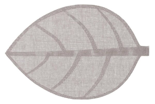 Σουπλά Secret de Gourmet σε σχήμα φύλλου, με διαστάσεις 50x33cm - Light Grey