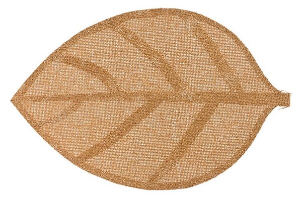 Σουπλά Secret de Gourmet σε σχήμα φύλλου, με διαστάσεις 50x33cm - Brown