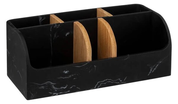 Κουτί οργάνωσης 5Five, 26x12x10cm - Απόχρωση Μαύρο