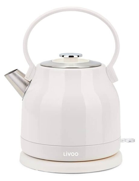 Βραστήρας Retro Livoo DOD202C με χωρητικότητα 1.5L και ισχύ 2200W - Cream