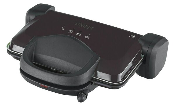 Τοστιέρα - Γκριλιέρα Singer Contact Grill CG-1800AN με ισχύ 1800W και επιφάνεια ψησίματος 32x22cm