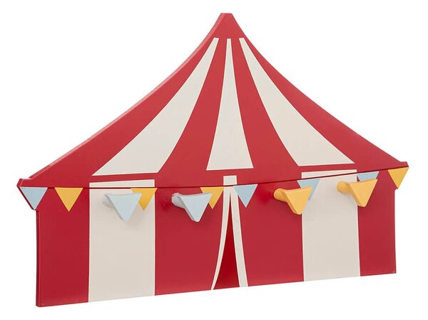 Παιδική Κρεμάστρα τοίχου Circus Atmosphera 4 θέσεων με διαστάσεις 37x4.4x25cm