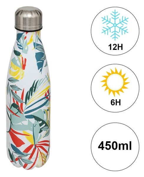 Mπουκάλι Θερμός 5five με χωρητικότητα 500ml και διατήρηση θερμοκρασίας 6h ζεστό / 12h κρύο