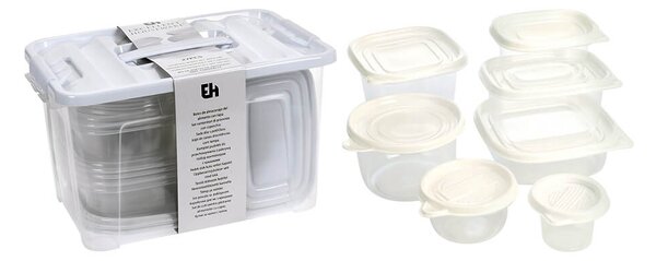Σετ Δοχεία Αποθήκευσης Τροφίμων Excellent Houseware με χωρητικότητες 100ml, 250ml, 280ml, 700ml, 750ml, 950ml, 8L - 27 τεμάχια