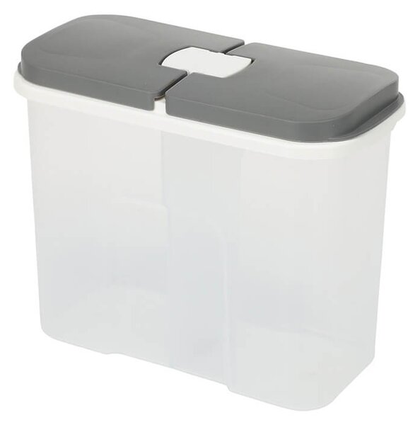 Δοχείο Αποθήκευσης Τροφίμων Excellent Houseware με καπάκι, 2 διαμερίσματα και συνολική χωρητικότητα 2.1L