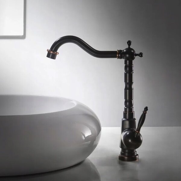 Μπαταρία νιπτήρα REA Bona Black Antique High
