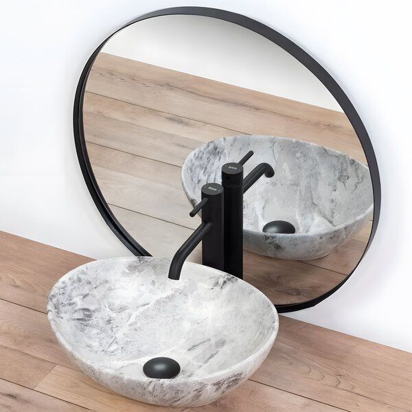 Νιπτήρας Rea Sofia Stone 41 x 34.5 x 15 cm