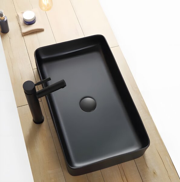 Νιπτήρας πάγκου Denis Black MAT 61 x 35 x 11 cm