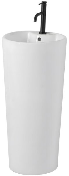 Κεραμικός νιπτήρας BLANKA ανεξάρτητος Y:85 cm/ Διάμετρος: 45 cm/ 40x 40 cm