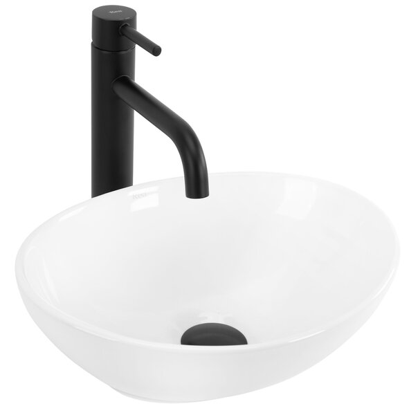 Sofia mini Μίνι νιπτήρας λευκός 34 x 27x 13 εκ