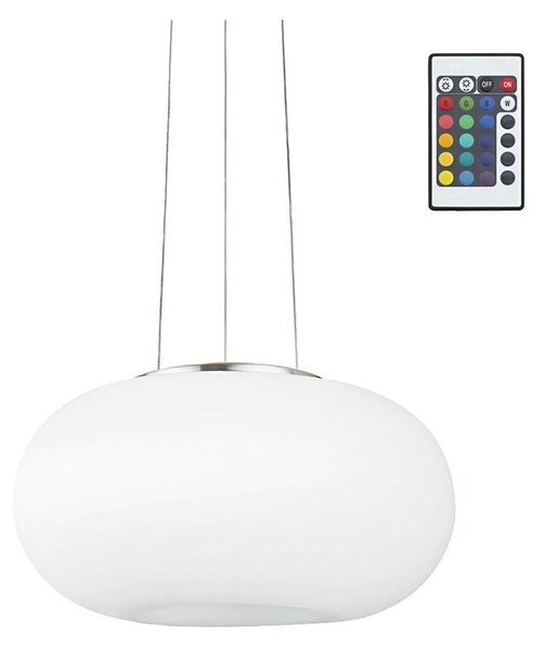 Eglo 75354 - LED RGB Πολύφωτο με dimmer OPTICA-C 2xE27/7,5W/230V