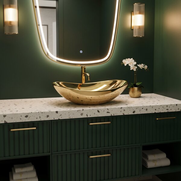 Νιπτήρας Rea Royal Gold 60 . 5 x 36x 16 εκ