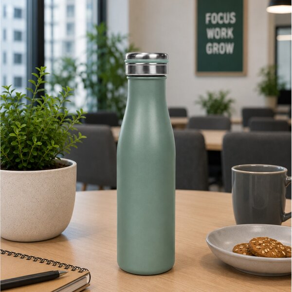 Θερμός Livoo MEN392S με χωρητικότητα 450 ml - Green