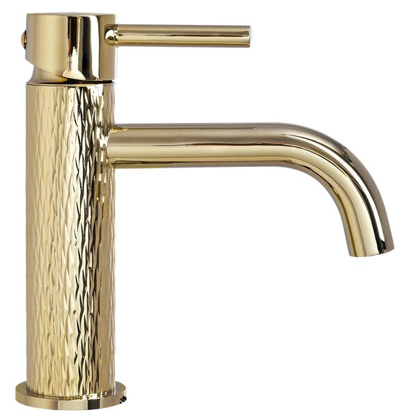 Βρύση νιπτήρα REA LUNGO ART, Gold Low