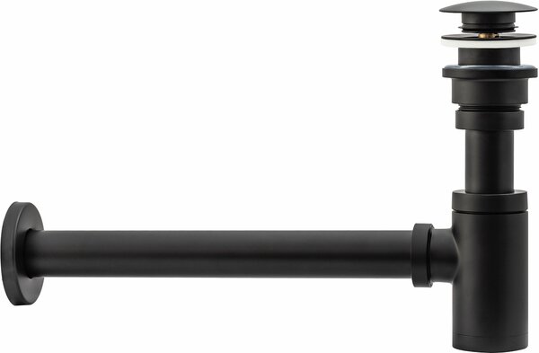 Click-Clack Νιπτήρας Siphon Universal Rea Matte Black