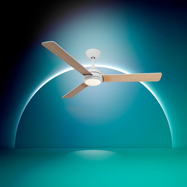 Philips Ανεμιστήρας οροφής LED Civx, λευκός/καφέ, DC, αθόρυβος, ρυθμιζόμενος, Καφέ / Σκουριάς, Σαλόνι / τραπεζαρία, Μέταλλο, Vintage