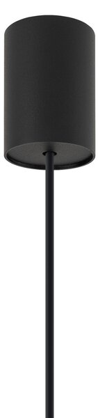 Nowodvorski Lighting Κρεμαστό φωτιστικό ZENITH, μαύρο, Ø 11 cm, μέταλλο, GU10, ρυθμιζόμενος, Μαύρο, Σαλόνι / τραπεζαρία, Μέταλλο, σύγχρονο