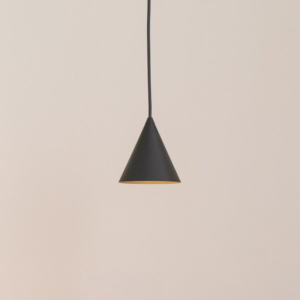 Nowodvorski Lighting Κρεμαστό φωτιστικό ZENITH, σκούρο γκρι, Ø 11 cm, μέταλλο, GU10, ρυθμιζόμενος, Γκρι, Σαλόνι / τραπεζαρία, Μέταλλο, σύγχρονο