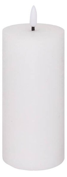 Διακοσμητικό Κερί LED Molia Atmosphera με διαστάσεις 7x7x18cm - White