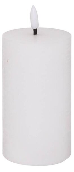 Διακοσμητικό Κερί LED Molia Atmosphera με διαστάσεις 7x7x15cm - White