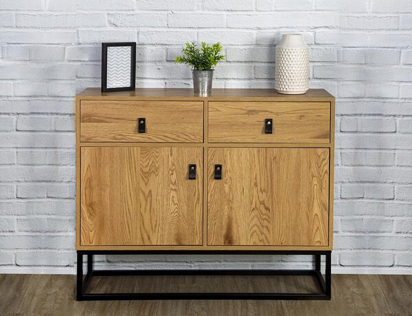 Μπουφές Abbott Home Deco Factory με διαστάσεις 100x29x80cm - Απόχρωση Ξύλου