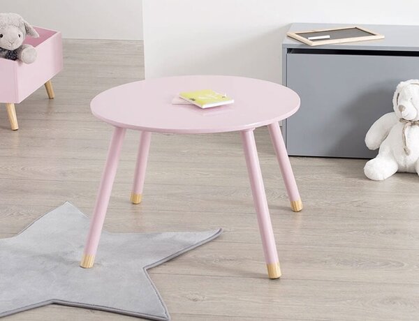 Παιδικό Τραπεζάκι Sweetness Atmosphera For Kids με διαστάσεις 60x60x43.5cm - Pink
