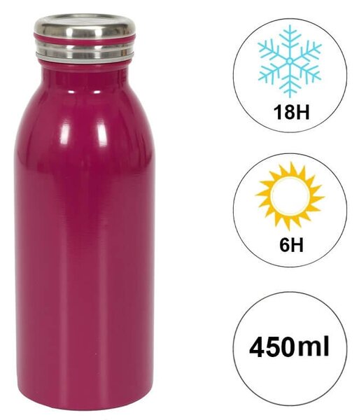 Mπουκάλι Θερμός Cook Concept με χωρητικότητα 450ml και διατήρηση θερμοκρασίας 6h ζεστό / 18h κρύο