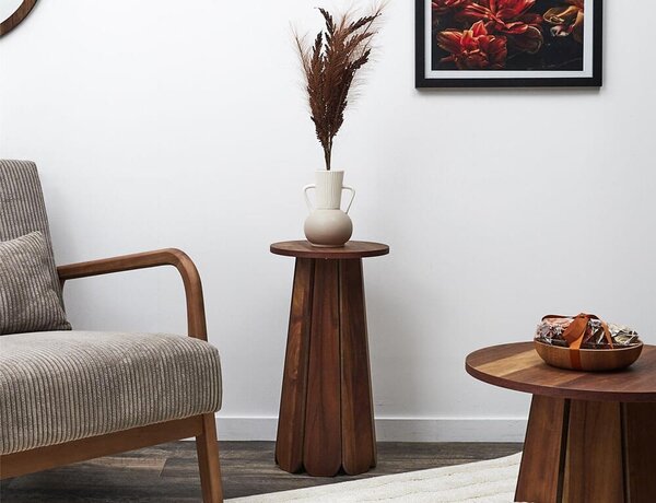 Τραπεζάκι Βοηθητικό Home Will Deco Factory με διαστάσεις 30x30x55cm - MDF