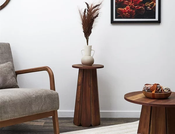 Τραπεζάκι Βοηθητικό Home Will Deco Factory με διαστάσεις 30x30x55cm - MDF