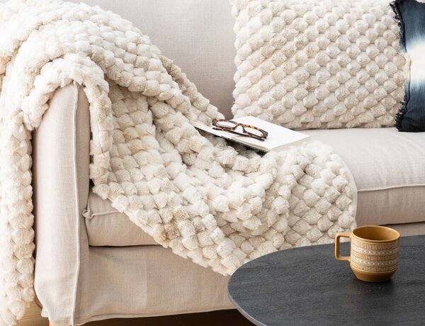 Κουβέρτα Ariel Atmosphera με διαστάσεις 160x120cm - Beige