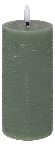 Διακοσμητικό Κερί LED Molia Atmosphera με διαστάσεις 7x7x17.5cm - Green