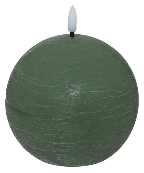 Διακοσμητικό Κερί LED Molia Atmosphera με διαστάσεις 8x8x10cm - Green