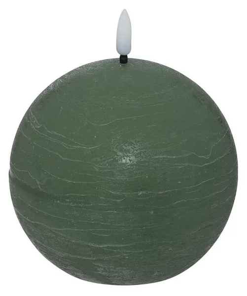 Διακοσμητικό Κερί LED Molia Atmosphera με διαστάσεις 8x8x10cm - Green