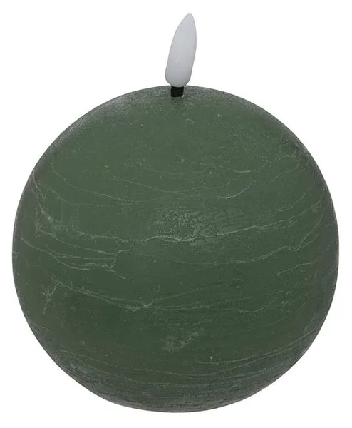Διακοσμητικό Κερί LED Molia Atmosphera με διαστάσεις 10x10x11cm - Green