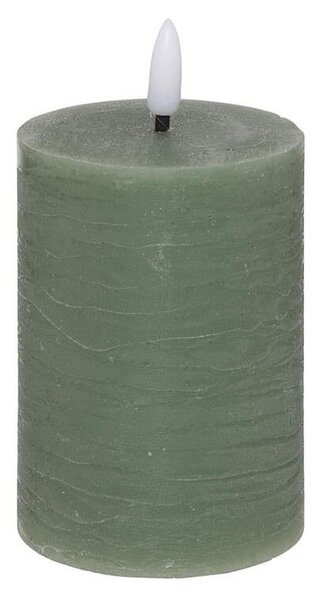 Διακοσμητικό Κερί LED Molia Atmosphera με διαστάσεις 7x7x12.5cm - Green