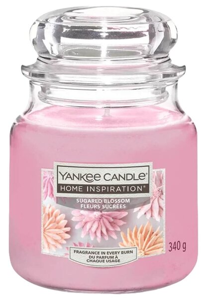 Αρωματικό Κερί Yankee Candle με διάρκεια καύσης έως 60 ώρες και άρωμα Sugared Blossom