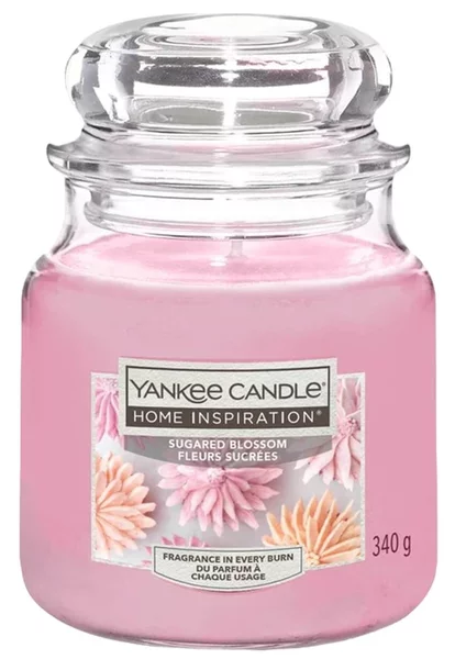 Αρωματικό Κερί Yankee Candle με διάρκεια καύσης έως 60 ώρες και άρωμα Sugared Blossom