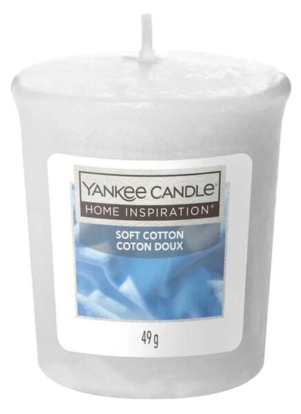 Αρωματικό Κερί Yankee Candle με διάρκεια καύσης έως 15 ώρες και άρωμα Soft Cotton