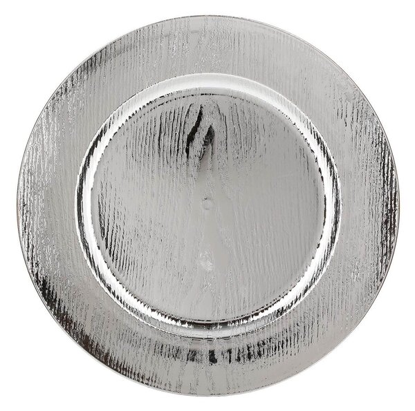 Πιατέλα σερβιρίσματος Fééric Lights & Christmas με διάμετρο 33cm - Silver
