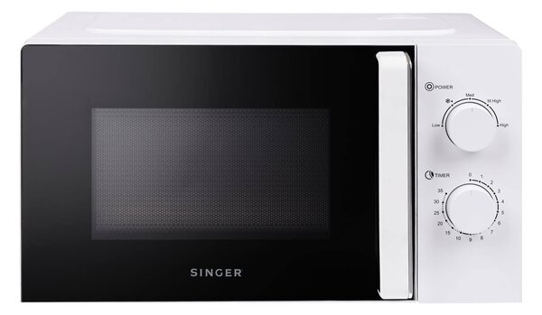 Φούρνος μικροκυμάτων Singer MW 20WH P70 με χωρητικότητα 20L και ισχύ μικροκυμάτων 700W