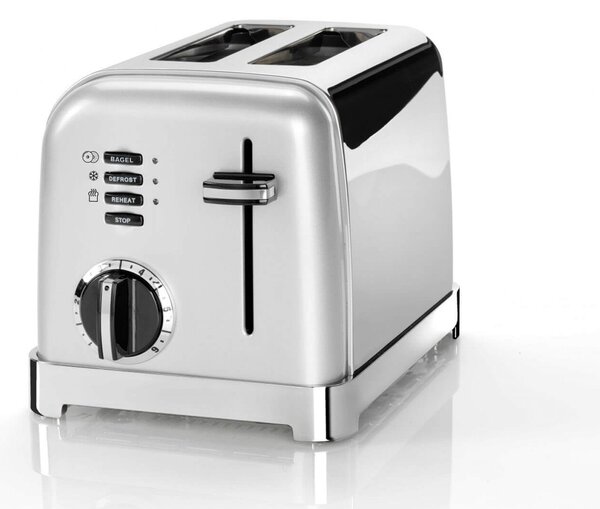 Φρυγανιέρα Cuisinart CPT160SE με ισχύ 900W και χωρητικότητα 2 φέτες ψωμιού - Pearl Grey