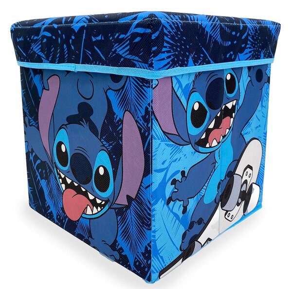 Σκαμπό Με Αποθηκευτικό Χώρο (30X30) Dimcol Lilo & Stitch 06