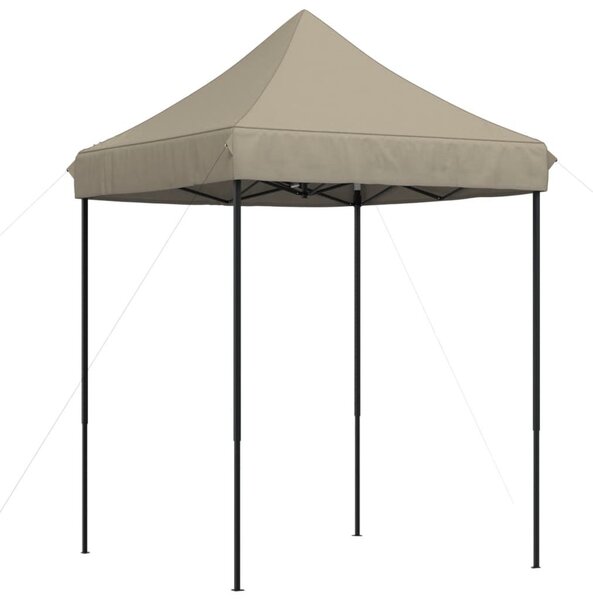 Τέντα Εκδηλώσεων Πτυσσόμενη Pop-Up Taupe 200x200x306 εκ. - Μπεζ-Γκρι