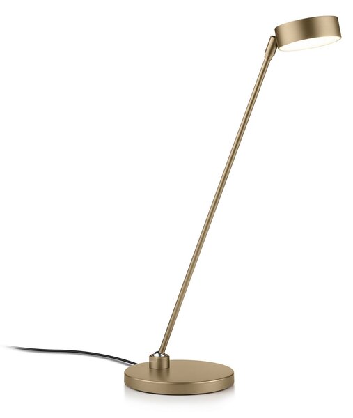 Knapstein Επιτραπέζια λάμπα LED Yori σε χρώμα «effectbronze», ύψος 50 εκ., χειρισμός με, ρυθμιζόμενος, Μπρούτζινο / Αντικέ ορείχαλκου, Σαλόνι / τραπεζαρία, Αλουμίνιο, σύγχρονο