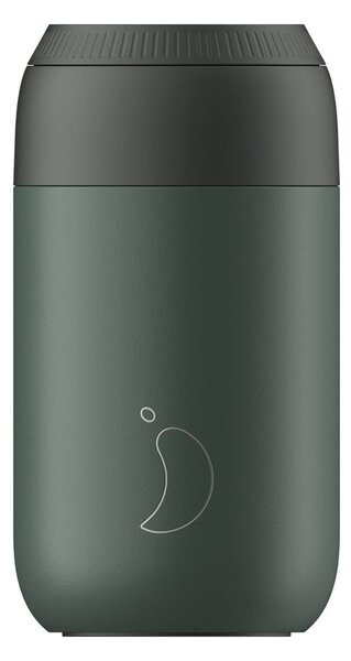 Ποτήρι Θερμός Series 2 Chilly's με χωρητικότητα 340ml και διατήρηση θερμοκρασίας 4h ζεστό - Pine Green