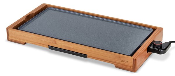 Ηλεκτρική Ψησταριά Livoo DOC322 με ισχύ 2200W, ρυθμιζόμενο θερμοστάτη και επιφάνεια ψησίματος 50x24.5cm