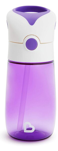 Παγούρι 355ml Με Καλαμάκι Munchkin Flip & Go Purple