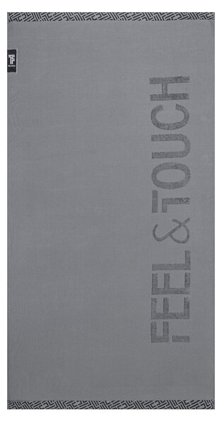 Πετσέτα Θαλάσσης (90x180) Feel & Touch Sunny Anthracite
