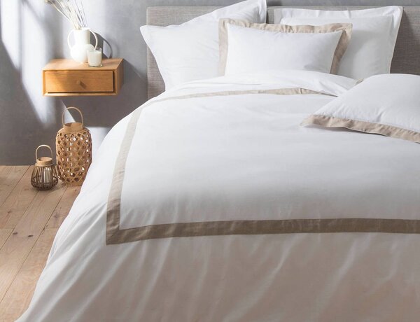 Σετ Υπέρδιπλη Παπλωματοθήκη & 2 Μαξιλαροθήκες Lauraline Douceur d'intérieur από βαμβάκι 57TC, με διαστάσεις 220x240cm