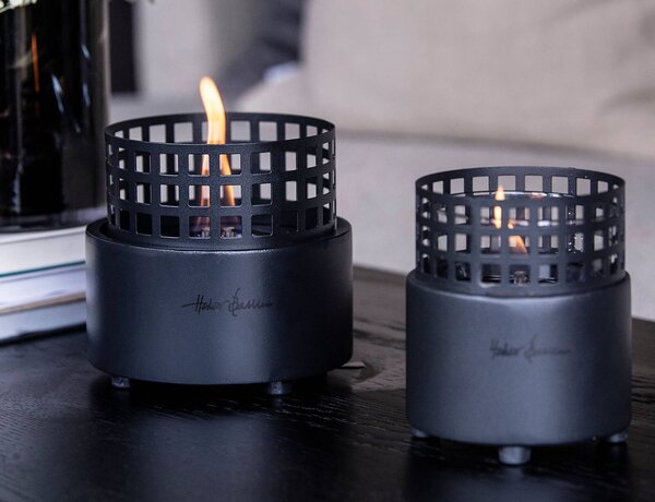 Επιτραπέζια Εστία Φωτιάς Signal Hill Tenderflame με διάρκεια καύσης 9 - 10 ώρες, χωρητικότητα δεξαμενής 300ml και διαστάσεις 12x14cm - Black